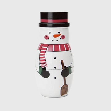 【DETAIL】雪人造型俄羅斯娃娃公仔