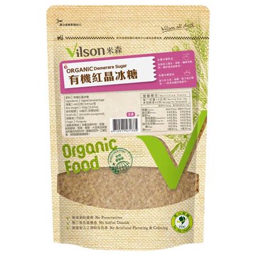 Vilson米森-有機紅晶冰糖(450g/包)