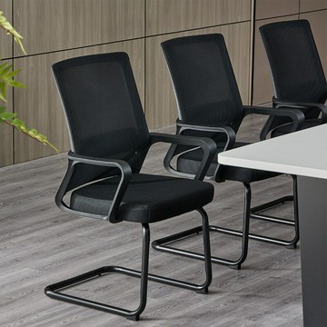 電腦椅家用辦公椅弓形職員網椅麻將座椅人體工學靠背椅子會議椅子 pc6181