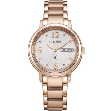 CITIZEN 星辰 XC 亞洲限定 光動能女錶 EW2426-54A