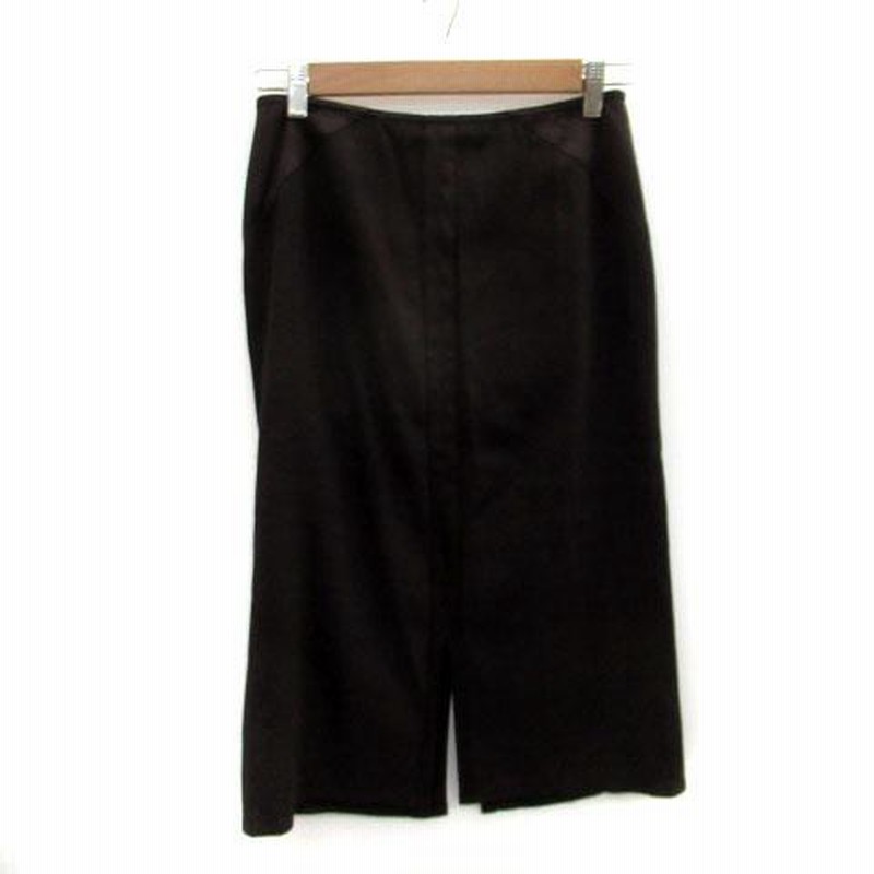 モガ MOGA タイトスカート ミモレ丈 スリット 3 ブラック 黒 /MS26  