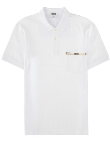 moschino polo with logo