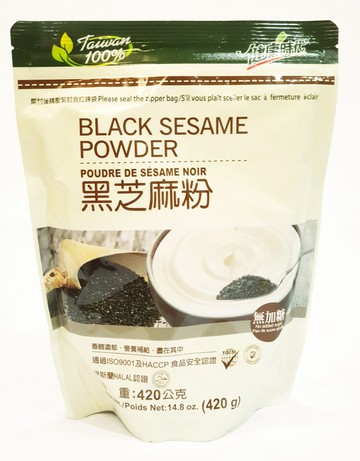 活力百匯 黑芝麻粉 無糖 420克/包 (台灣製造)
