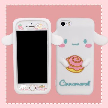 適用蘋果5se手機殼8P玉桂狗5s保護套iPhone5卡通硅膠7plus大耳狗6