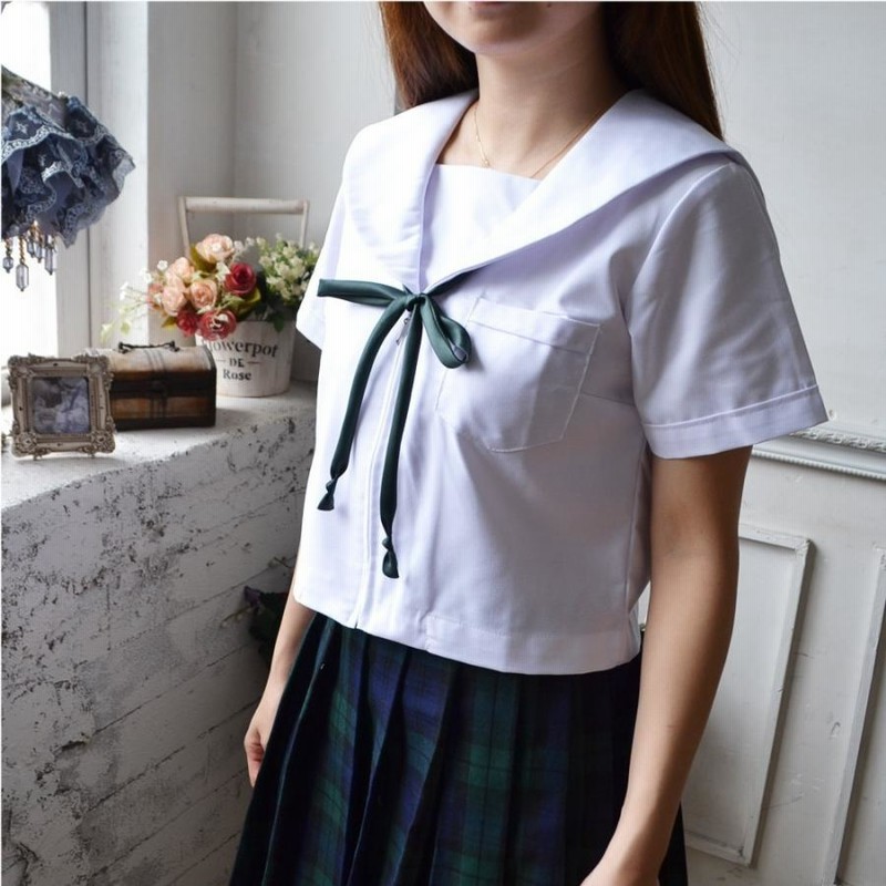 セーラー服 (夏服込み) セーラー服 正統派 制服 女子高生 通学 学生 中学 ネイビー 紺
