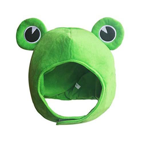 Whaline Plush Frog Hat Cute Winter Green Packable Bucket Hat Keep Warm  Funny Animal Hat Fisherman Hat for Christmas Adults Women Men Outdoor  Indoor