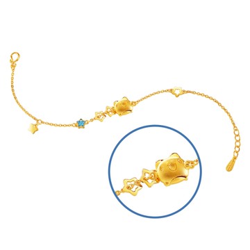 咖波黃金手鍊-星星咖波-貓貓蟲咖波BugcatCapoo