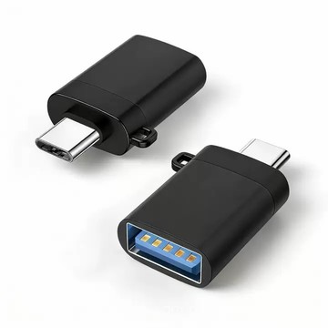 Usb3.0 到 C 型適配器 USB-C OTG 快速充電連接器 C 型公頭到 USB 母頭轉換器 OTG 10A 用