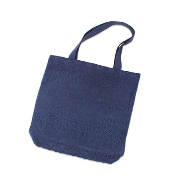 現貨+預購 單肩包帆布手提包-小清新蕾絲休閒購物袋女包包5色73wo47【獨家進口】【米蘭精品】