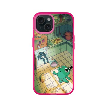 iPhone 15 Clear 粉漾桃 - 怪奇事物所 Incrediville - 卡路里盛夏派對