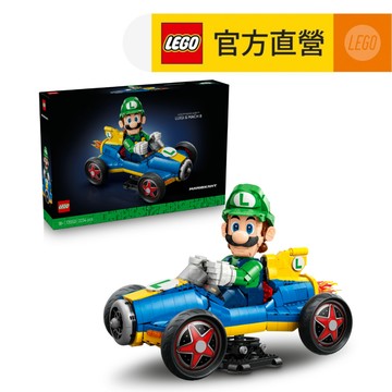 【LEGO樂高】超級瑪利歐系列 72050 瑪利歐賽車：路易吉＆G力量(居家擺設 任天堂)
