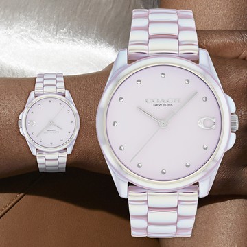 COACH 唯美珍珠光陶瓷腕錶/36mm/CO14504391