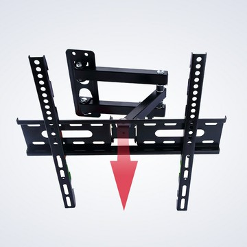 優樂悅~廠家直供  單臂拉伸 上下可調15° 適用26-55寸電視支架掛架 D40 電視機支架 電視壁掛架 支架