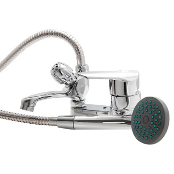 E-Gen P 雙孔兩用淋浴面盆龍頭 含蓮蓬頭  1組