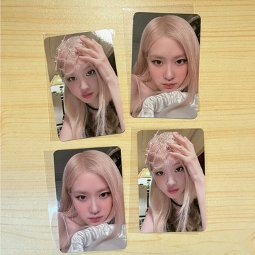 ⭐正版代購⭐朴彩英Rose肉小卡 檯曆後續周邊 白紗神女手套肉 水晶頭帘肉 摸頭肉 BLACKPINK