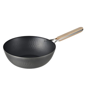 FREIZ 和平 eNZO 日本製木炳鐵鍋 26 cm  26cm  黑色  1入