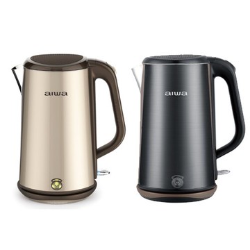 AIWA 愛華 三層防燙電茶壺(香檳金/爵士黑) / 台 DKS1318【APP滿額下單10%點數(單一帳號最高5000點)】1/31止