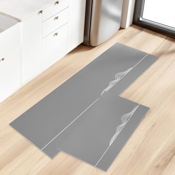 【寢室安居】買大送小 新科技瞬吸水防油皮革軟式地墊