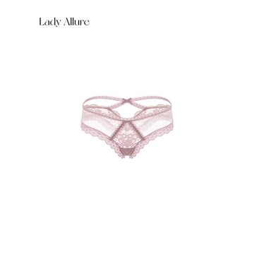 「LA」Roxy· 熾熱陷阱| 欲焰系列*性感張力蕾絲半包臀綁帶女內褲