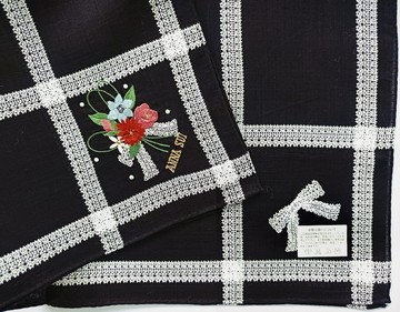 Anna Sui 復古手帕 歌德浪漫 - 刺繡花卉 (20 英吋)