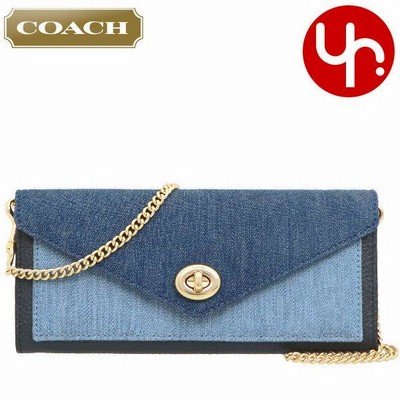 Amazon.co.jp: コーチ 財布 COACH シャンブレー デニム