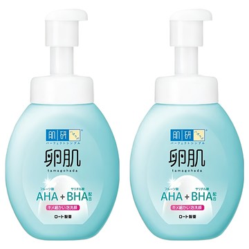 HADALABO 肌研 台灣公司貨 卵肌去角質泡洗顏 按壓瓶  160ml  2瓶
