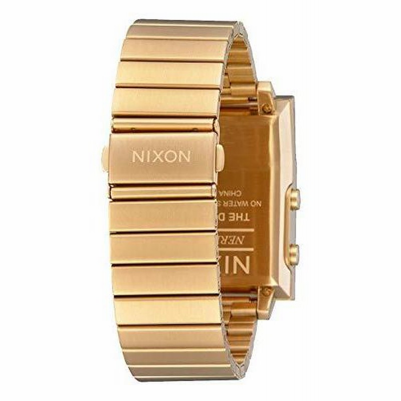 新品】Nixon Dork Too ユニセックス ピンクゴールド デジタル時計