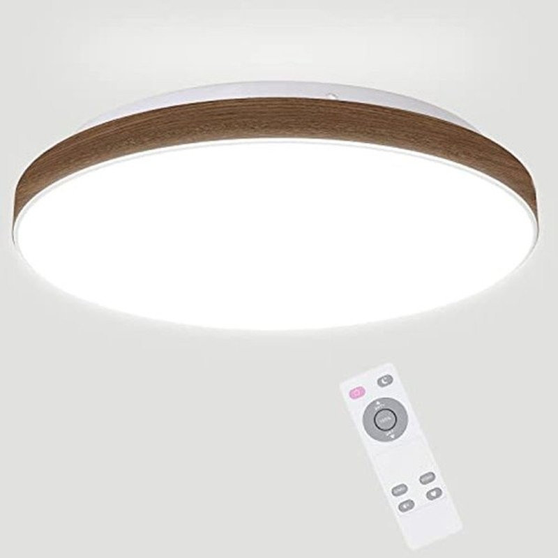 LEDシーリングライト リモコン式 6畳 折畳収納可能 小型 省電力18W シーリングライト ワンタッチで取り付け 3200LM オシャレ星型 ST- 18W-RMC