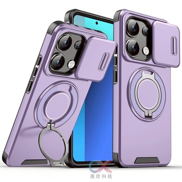 360°旋轉支架 推拉窗 適用 OPPO Reno15 Pro 手機殼 Reno15F Reno14 Pro 防摔手機殼