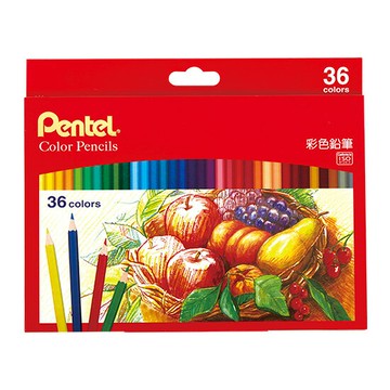 Pentel 飛龍 彩色 色鉛筆 36色 /盒 CB8-36TH