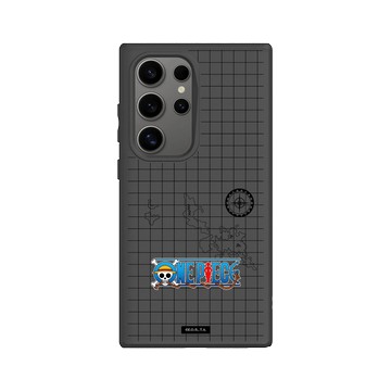 Galaxy S24 Ultra SolidSuit 黑 - 航海王 One Piece - 標誌系列-航海圖