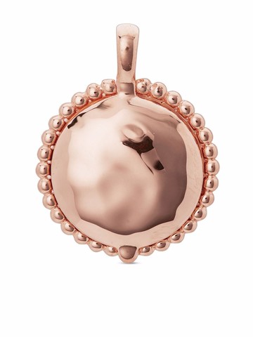 Monica Vinader - Deia locket pendant - women - 18kt Gold Plated Silver - One Size - Pink