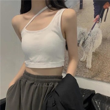 吊帶背心 小可愛 女帶胸墊外穿內搭衣 打底性感美背氣質上衣【淘夢屋】