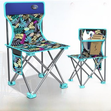 戶外折疊椅子便攜式凳子靠背椅美術寫生家用小馬扎釣魚椅露營裝備