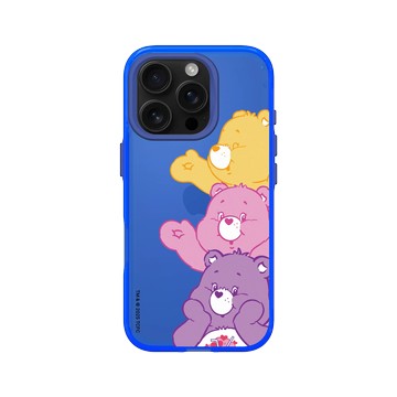 iPhone 16 Pro Clear 激光藍 - Care Bears - 疊疊樂