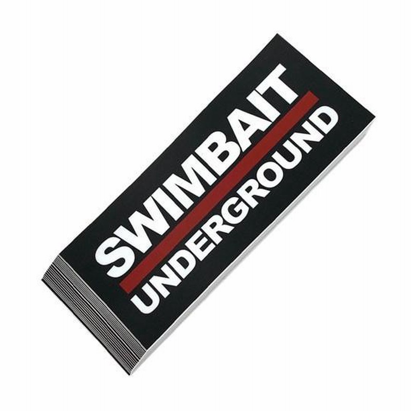 スイムベイトアンダーグラウンド ロゴステッカー 18cm SWIMBAIT UNDER