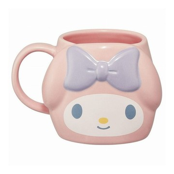 【震撼精品百貨】My Melody 美樂蒂~日本三麗鷗Sanrio 美樂蒂陶瓷造型馬克杯390ML-大臉*65582