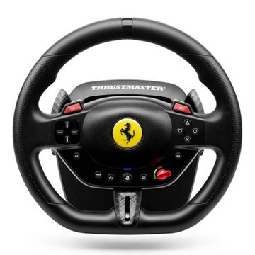 【福利品】Thrustmaster 圖馬斯特 T98 Ferrari 296 GTB 賽車方向盤 含踏板 支援PS5/PS4/PC