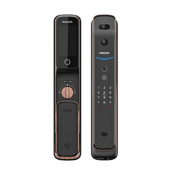 PHILIPS 飛利浦 EasyKey 人臉推拉式智能門鎖 /組 709-FVP【CUBE卡最高10%回饋】