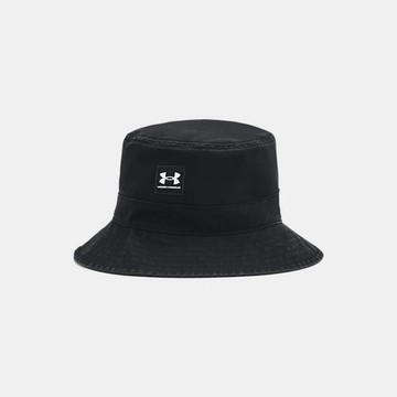 【UNDER ARMOUR】休閒帽 男 漁夫帽 黑色-1376704-001