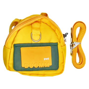 Duomm 寵物書包牽引繩  M  黃色  1個
