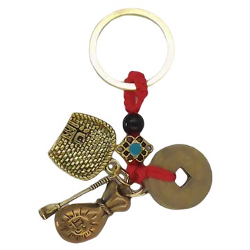 開運吊飾 黃銅貔貅系列 Set 2  D款  1組