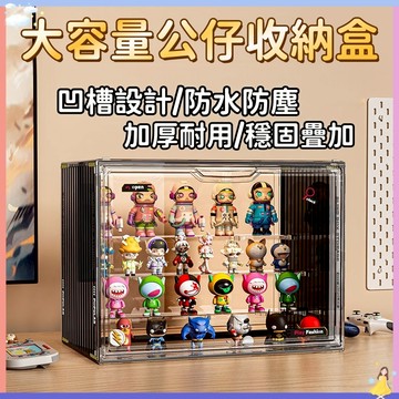 【現貨🔥隔日到貨】透明公仔收藏盒 公仔收納盒 泡泡瑪特 盲盒收納 模型展示盒 公仔盒 包包展示盒 展示盒 盲盒展示盒