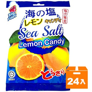 BF 海の塩 檸檬糖 128g (24入)/箱【康鄰超市】