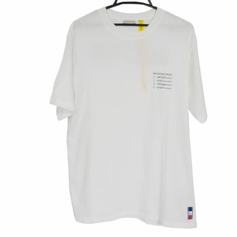 偉大な 新品moncler fragmentフラグメント ジーニアス 半袖Tシャツ黒白