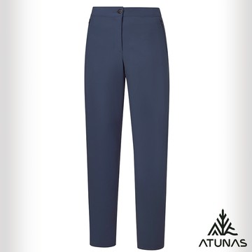 【ATUNAS 歐都納】女蚊瘋不動彈性長褲A1PA2518W墨藍
