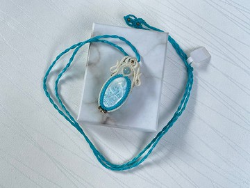 *210645 Macrame 海紋石 編織 頸鍊