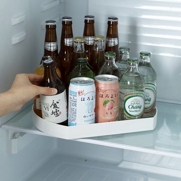 360度旋轉式多功能調味料/瓶罐收納架-半圓款 單一規格