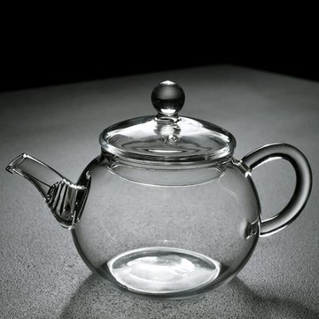 透明玻璃西施茶壺家用小號帶過濾功夫茶具泡茶器花茶壺0