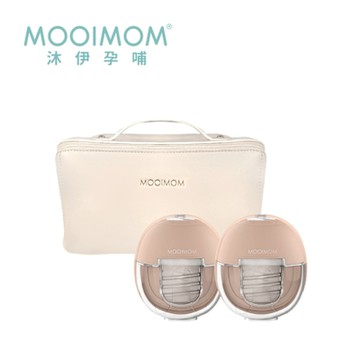 MOOIMOM 沐伊孕哺 X1智能恆溫免手持電動吸乳器 豪華雙入組
